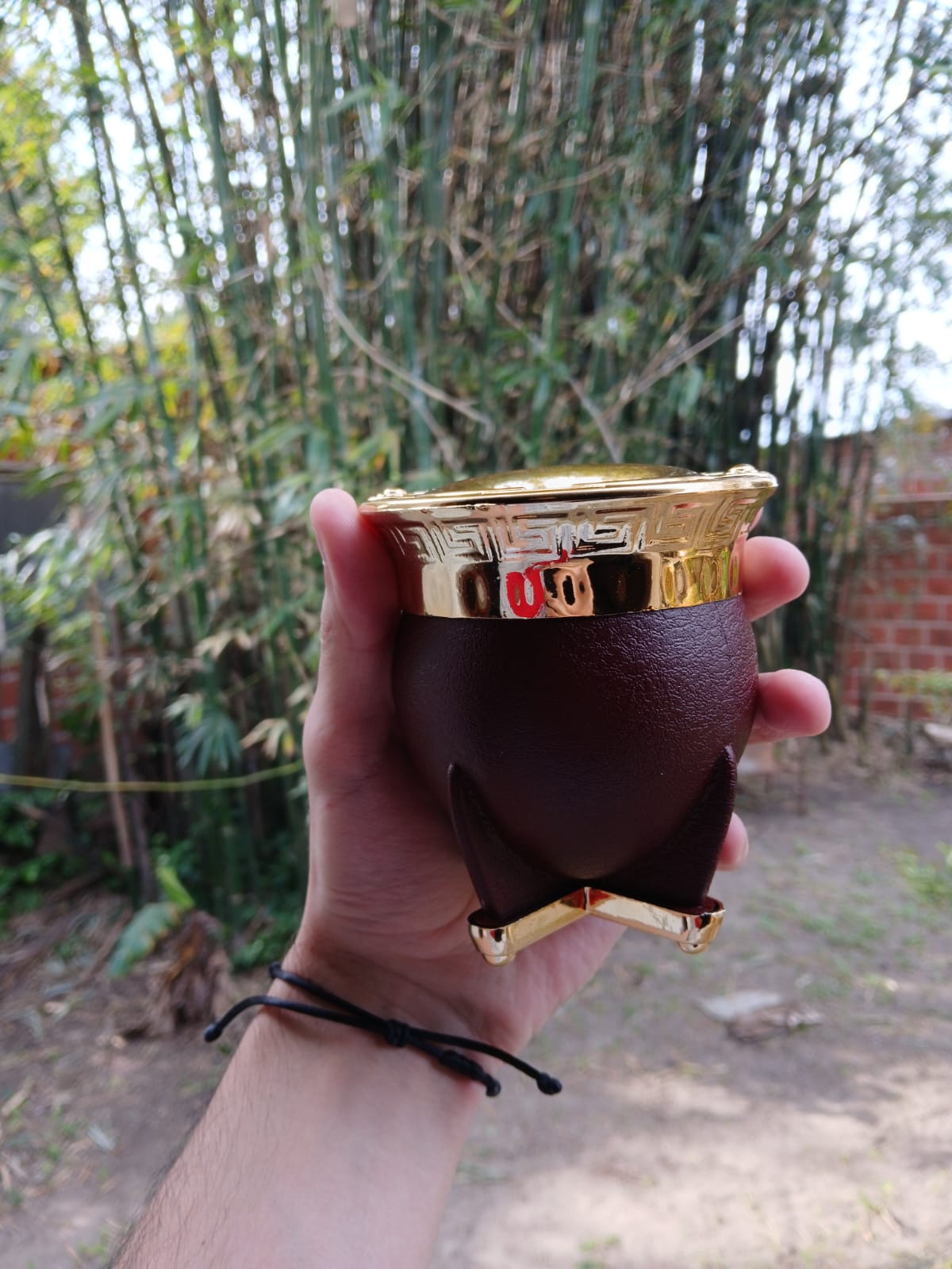 Mate Imperial Antivuelco Con Tapa y Base Labrada | SHELBY'S
