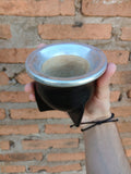 Mate Camionero de Algarrobo - Virola Acero Inoxidable | SHELBY'S